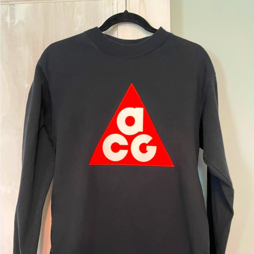 Like New Nike SB ACG Mens XL Black Anthracite Long-Sleeve T-Shirt DC4079-010